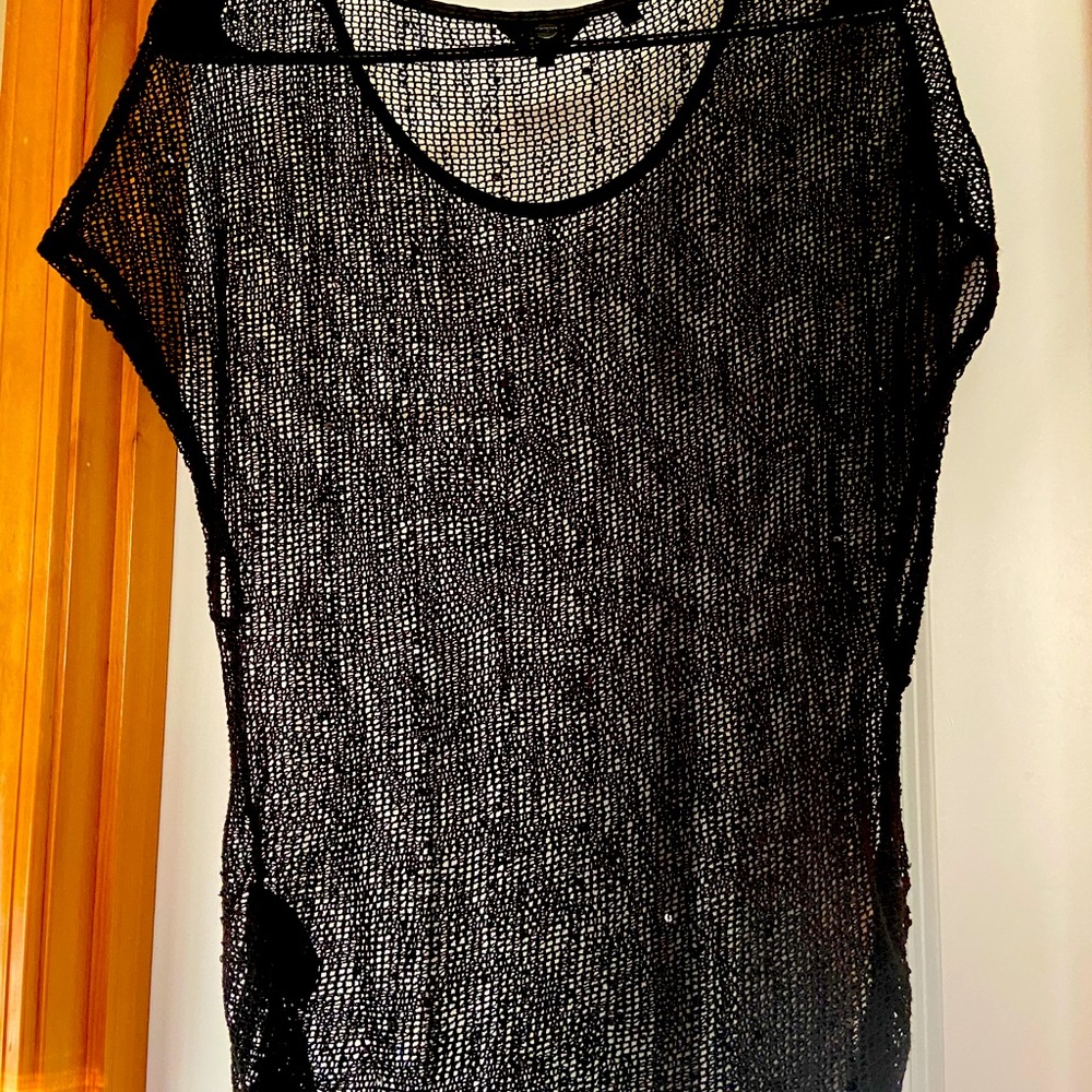 Guess shirt. Size small. Black with black sequins.